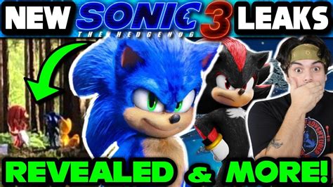 sonic 3 leaked images|New Sonic Movie 3 Set Photos Officially LEAKED!